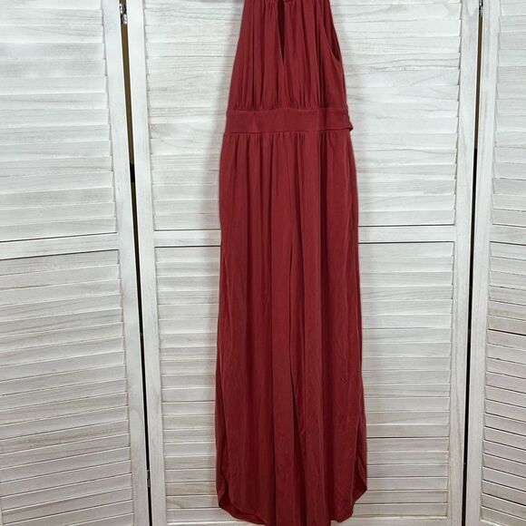 Anthropologie Moulinette Soeurs Ermita Halter Wide Leg Jumpsuit Small - Picture 4 of 13